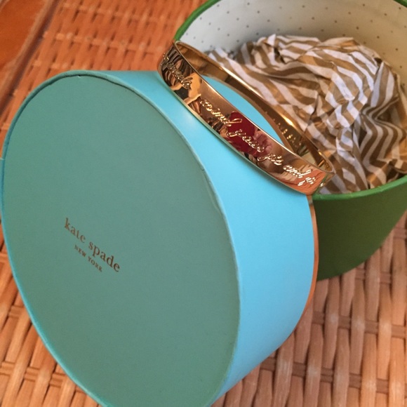 kate spade Jewelry - Kate Spade Mom Always Said Bangle NWB
